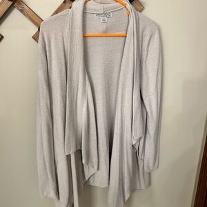 Barefoot Dreams Cream Open Cardigan